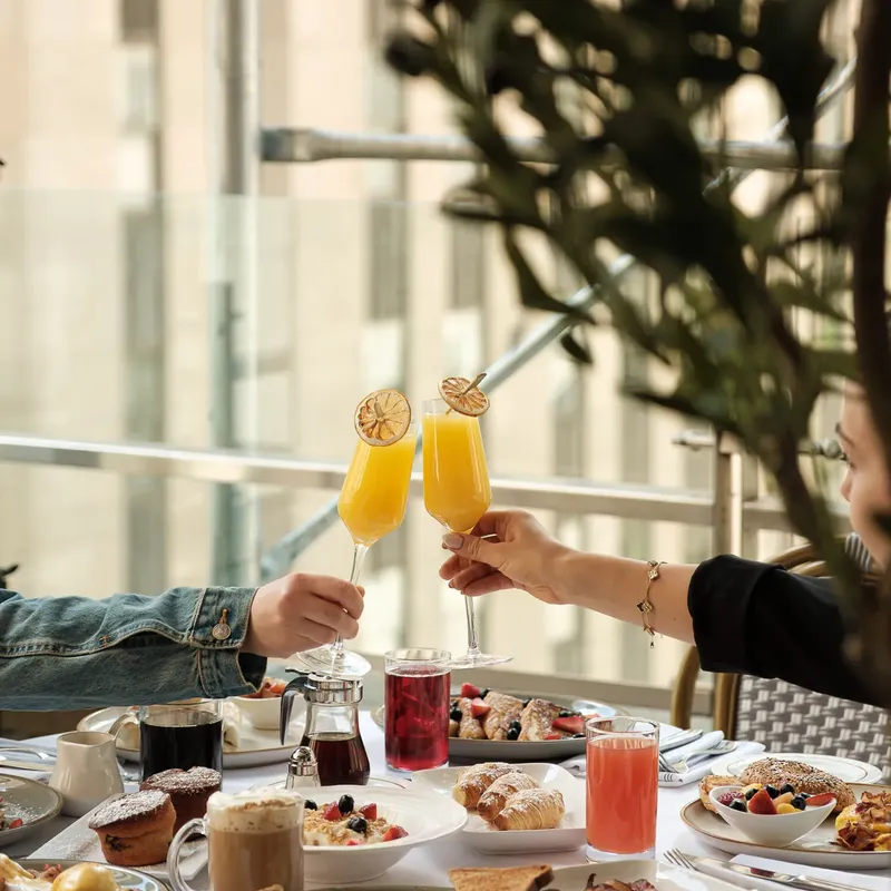 Mimosas at brunch